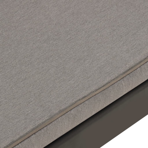 vidaXL 4 Piece Garden Lounge Set with Cushions Plastic Grey