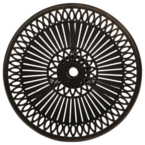 Ensemble bistro de 3 pièces en aluminium bronze