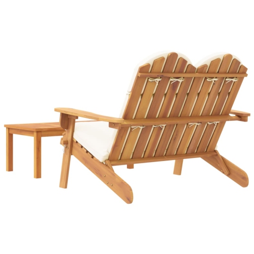 vidaXL 2 Piece Adirondack Garden Lounge Set Solid Wood Acacia