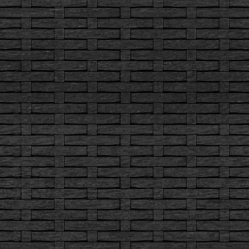 vidaXL 2 Piece Garden Lounge Set with Cushions Black Poly Rattan