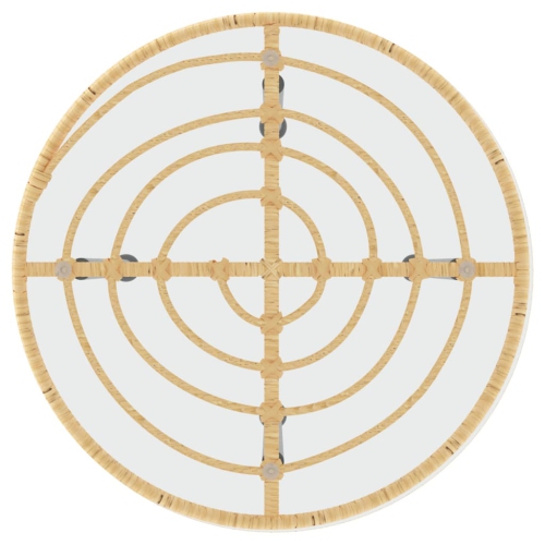 vidaXL 3 Piece Garden Dining Set Poly Rattan