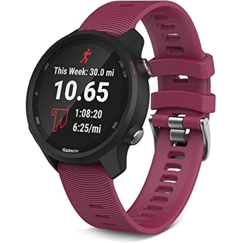 Band Compatible Garmin Forerunner 245 20mm Soft Silicone