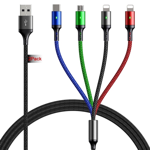 4 in 1 multi usb charging cable with data transfer - Best Buy