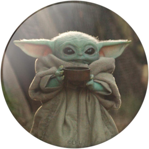 : Phone Grip with Expanding Kickstand, Pop Socket for Phone - Star Wars - The Child Cup