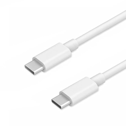 Câble de chargement USB-C à USB-C de 1 m/3&nbsp;pi blanc - pour une recharge rapide et un transfert de données