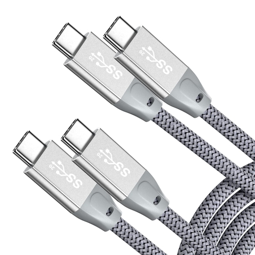 GENERIC  USB C to USB C Cable 100W 1.5Ft(2 Pack), USB 3.2 Gen 2X2 20GBps Data Transfer Type-C Cable Pd Fast Charging, 4K