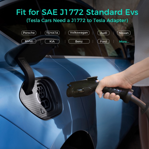 Chargeur Fulsolen Levle 2 EV jusqu'à 40Amp V, 9,6kW a, 240 V, station de recharge pour véhicule électrique intérieur/extérieur avec câble