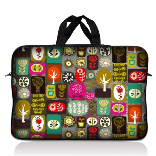 LSS 17 inch Laptop Sleeve Bag Carrying Case Pouch with Handle for 17.4" 17.3" 17" 16" Apple Macbook, GW, Acer, Asus, Dell, Hp, Sony, Toshiba, Symbols