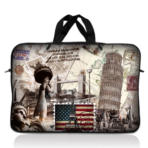 LSS  12.3 Inch Laptop Sleeve Bag Carrying Case Pouch w Handle for 11" 11.6" 12" Apple Macbook, Gw, Acer, Asus, Dell, HP, Sony, Toshiba, World