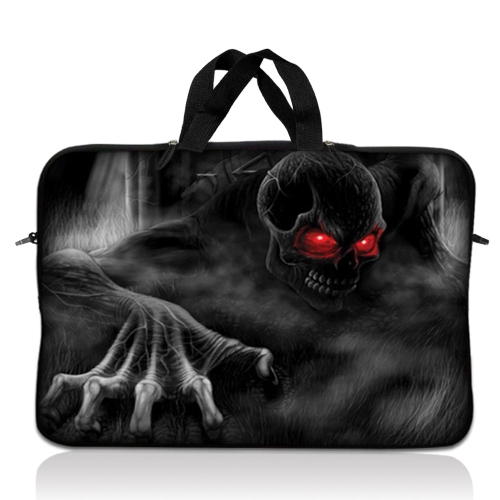 LSS  12.3 Inch Laptop Sleeve Bag Carrying Case Pouch w Handle for 11" 11.6" 12" Apple Macbook, Gw, Acer, Asus, Dell, HP, Sony, Toshiba Eye Dark