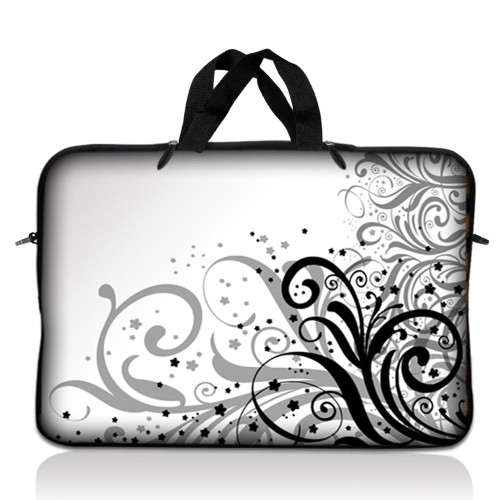 LSS  10.2 Inch Laptop Sleeve Bag Carrying Case Pouch w Handle for 8" 8.9" 9" 10" 10.2" Apple Macbook, Gw, Acer, Asus, Dell, HP, Sony, Toshiba, Grey