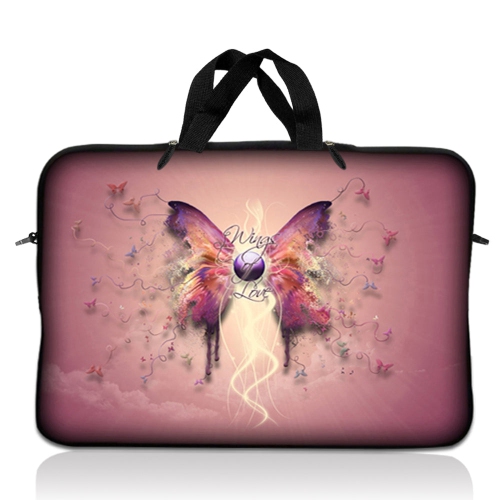 LSS  10.2 Inch Laptop Sleeve Bag Carrying Case Pouch w Handle for 8" 8.9" 9" 10" 10.2" Apple Macbook, Gw, Acer, Asus, Dell, HP, Sony, Toshiba