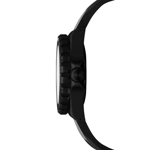 MARATHON- Anthracite Large Diver's Automatic on Black 3-Piece Rubber Strap Kit 41mm