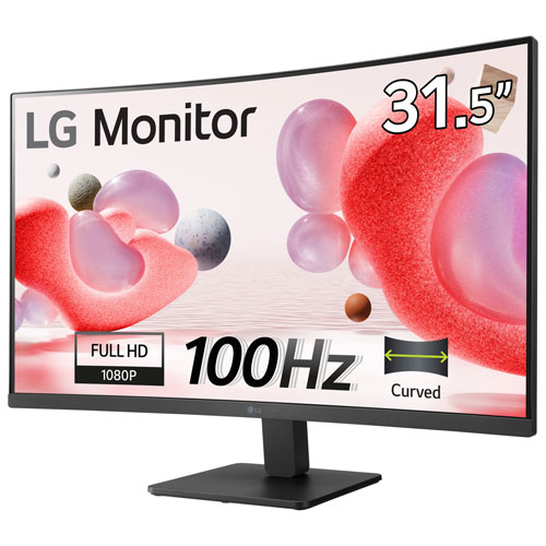 Moniteur ACL AV incurvé HD intégrale 100 Hz 5 ms 32 po de LG - Exclusivité Best Buy