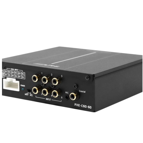 Alpine PXE-C60-60 Optim6 6-Channel Hi-Res Sound Processor with Automatic Sound Tuning