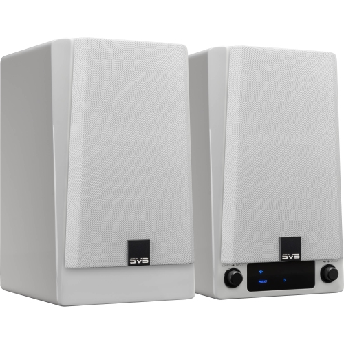 SVS Piano Gloss White Prime Wireless Pro Powered Speakers (White)