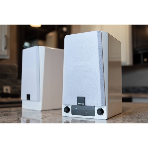 SVS Piano Gloss White Prime Wireless Pro Powered Speakers (White)