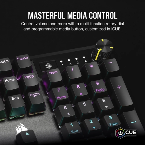 K70 CORE RGB Mechanical Gaming Keyboard — Black