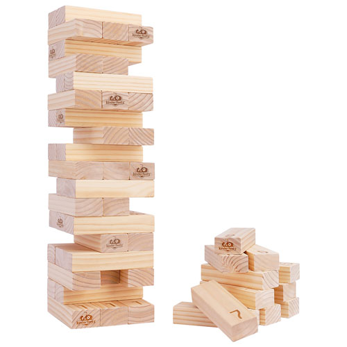 TOOKYLAND Blocs de Construction en Bois - 50pcs - Ensemble de Jeu