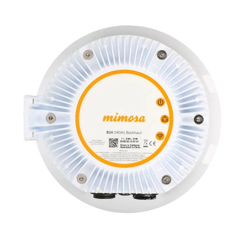 Mimosa Networks B24solution de rechange Gigabit de performance sans licence 60/70/80&nbsp;GHz. Surveillance vidéo et distribution de points d'accès