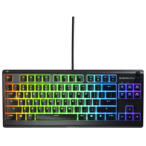 Open Box - SteelSeries Apex 3 TKL Backlit Mechanical Tactile Gaming Keyboard - English