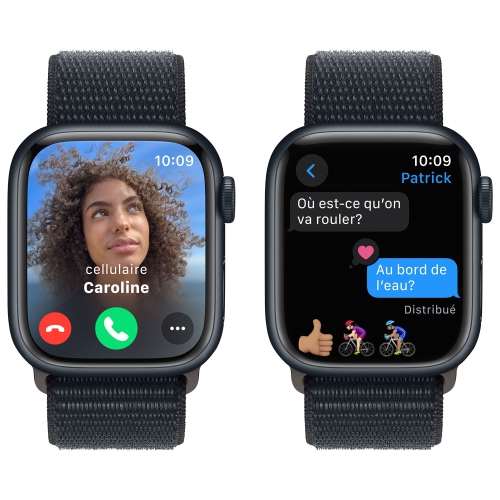 Open Box - Apple Watch Series 9 41mm Midnight Aluminium Case with Midnight Sport Loop