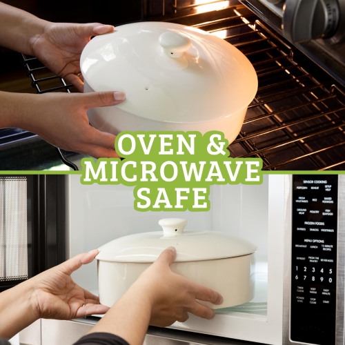 Chef Tacos Ceramic Tortilla Warmer, Microwavable, Tortilla Holder Container, Pancake Keeper, Best for Storage Tortilleros, with Lid