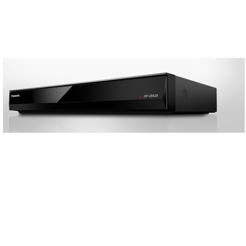 Ensemble avec lecteur Blu-ray UHD HDR DP-UB420PCK 4K de Panasonic avec Wi-Fi et bande lumineuse multicolore DEL USB blanche avec télécommande