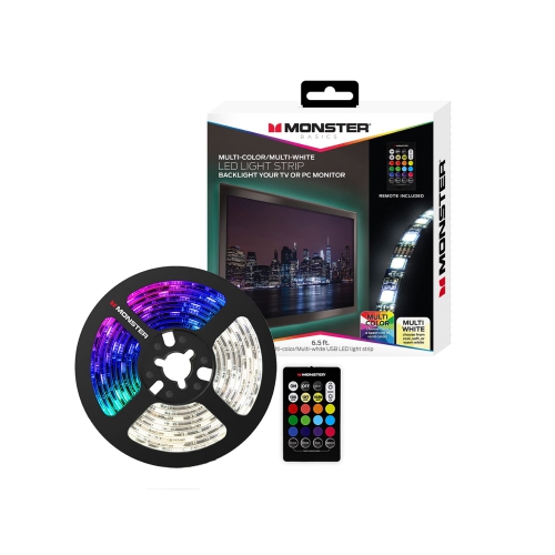 Ensemble avec lecteur Blu-ray UHD HDR DP-UB420PCK 4K de Panasonic avec Wi-Fi et bande lumineuse multicolore DEL USB blanche avec télécommande