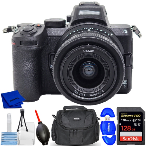 NIKON  Z 5 Mirrorless Digital Camera With 24-50MM Lens 1642 - 7PC Accessorry