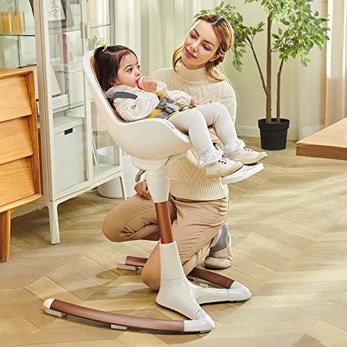 Hot Mom New Baby High Chair: Adjustable Angle and 360 Degree Rotaion Function , Stylish and Versatile Dining Chair for Babies and Toddlers