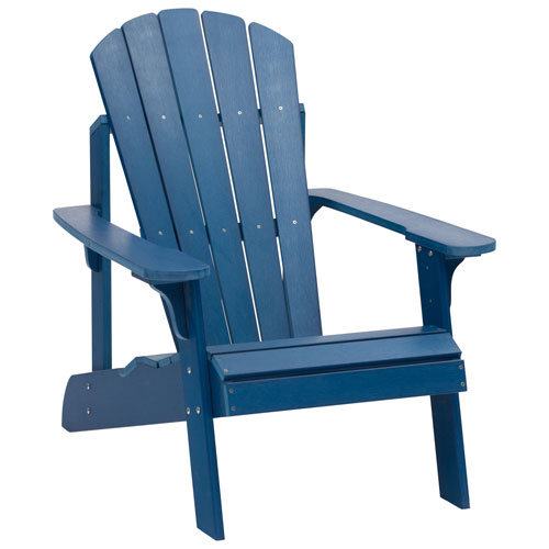 Tanfly Wood Patio Adirondack Chair - Navy Blue