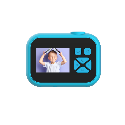 Appareil photo myFirst 10 - nouvel appareil photo numérique miniature pour enfants, photo, vidéo, 5 Mpx, carte microSD 32 Go - Bleu