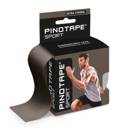 Kinesiology Tape Sport Dark Grey, 5M Uncut