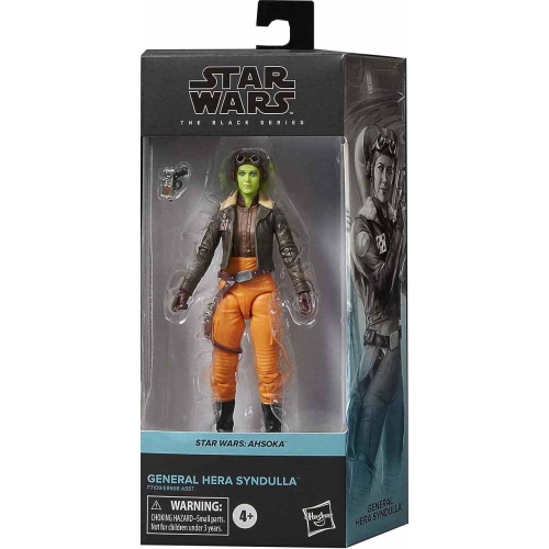 STAR WARS  The Series Disney+ Ahsoka 6 Inch Action Figure Box Art (2023 Wave 3A) - General Hera Syndulla In Black