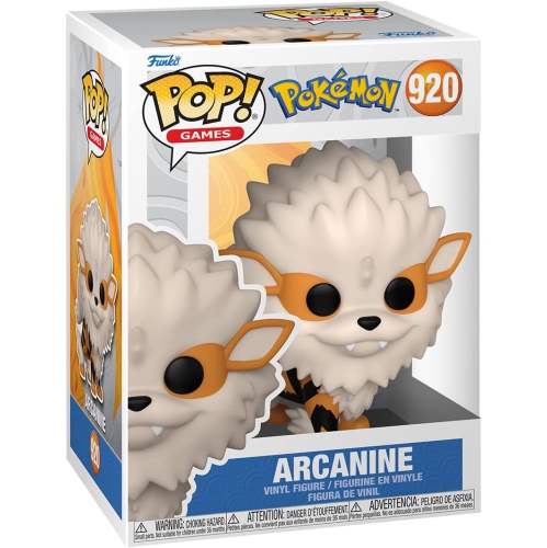 Pop Games Pokemon 3.75 Inch Action Figure - Arcanine #920
