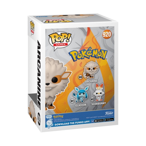 Pop Games Pokemon 3.75 Inch Action Figure - Arcanine #920