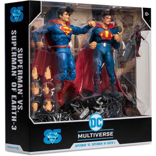 DC Multiverse 7 Inch Action Figure 2-Pack - Superman vs Ultraman