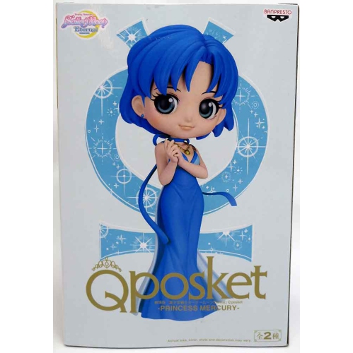 SAILOR MOON  Pretty Guardian 5 Inch Static Figure Q-Posket - Princess Mercury