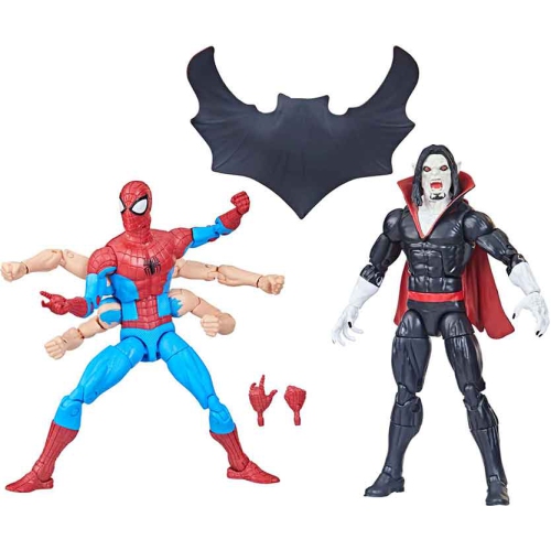 Marvel Legends Spider-Man 6 Inch Action Figure 2-Pack Exclusive - 6 Arm Spider-Man & Morbius