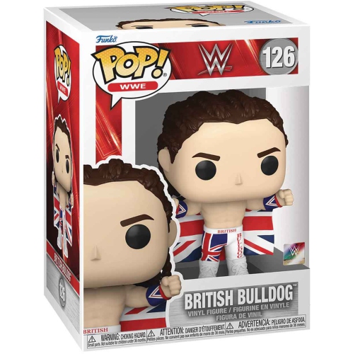 Pop WWE Wrestling 3.75 Inch Action Figure - British Bulldog #126