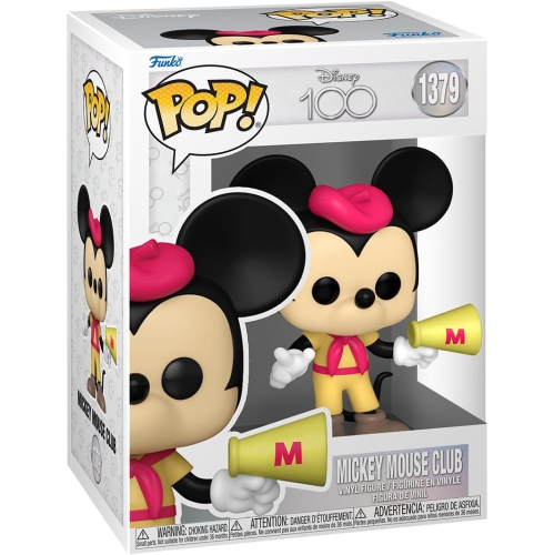 Pop Disney 100th Anniversary 3.75 Inch Action Figure - Mickey Mouse Club #1379