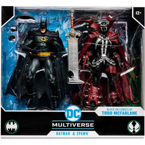 DC Multiverse Collector 7 Inch Action Figure 2-Pack - Batman & Spawn