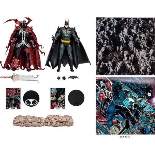 DC Multiverse Collector 7 Inch Action Figure 2-Pack - Batman & Spawn
