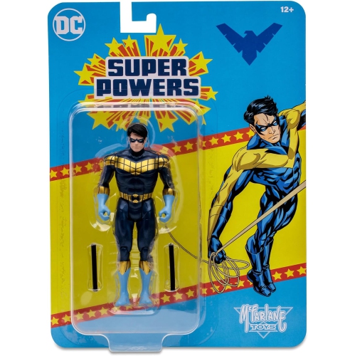 DC  Super Powers 4 Inch Action Figure Wave 5 - Nightwing (Knightfall Belt) In Gold