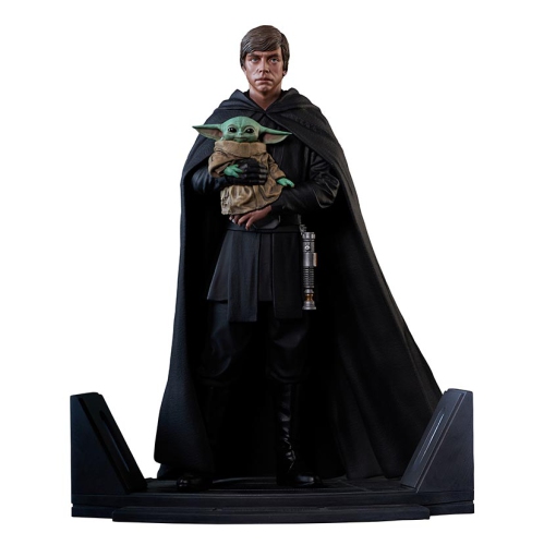 STAR WARS  The Mandalorian 10 Inch Statue Figure Premier Collection - Luke & Grogu