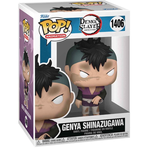 Pop Animation Demon Slayer 3.75 Inch Action Figure - Genya Shinazugawa #1406