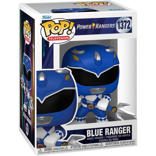 POP  Television Power Rangers 3.75 Inch Action Figure - Ranger #1372 In Blue