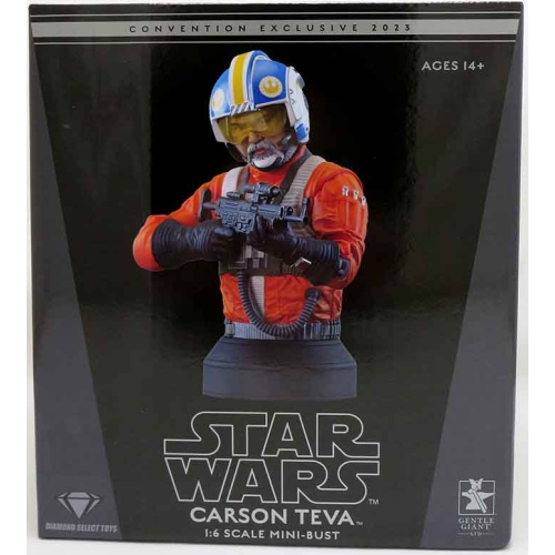 Star Wars Collectible 6 Inch Bust Statue 1/6 Scale Exclusive - Carson Teva Bust SDCC 2023