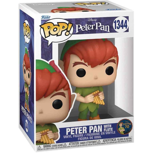 POP  Disney Peter Pan 3.75 Inch Action Figure - Peter Pan With Flute #1344